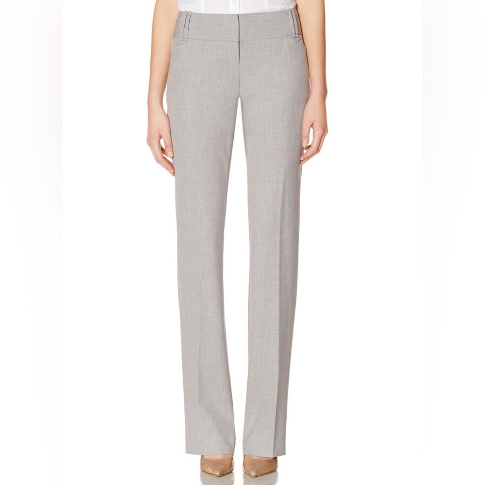 The Limited - Drew Fit Bootcut Pants in Heathered Light Gray
